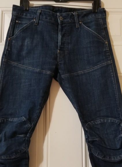 G-Star Raw 5620 3D Slim Legs Jeans In Washed Indigo Size 30/32 - Picture 11 of 13